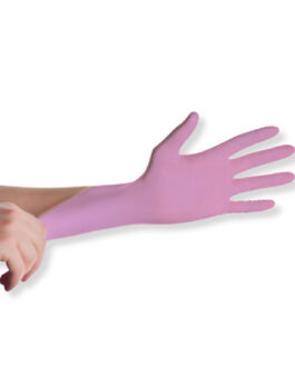 GUANTE NITRILO SIN POLVO ROSA 3,5GRS